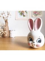 Dévidoir tire-ficelle lapin en céramique 
