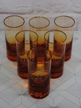 6 verres à whisky en cristal Moser