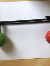 Porte manteau vintage boules