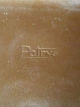 Ancien poudrier en métal doré - Patrys 