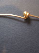 collier raz du cou femme doré