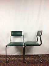 Paire de chaises "cantilever" vintage