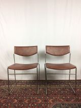 Paire de chaises vintage