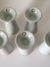 Lot 5 mazagrans tasses à thé porcelaine de Limoges