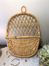 Panier mural en osier - Vide poches