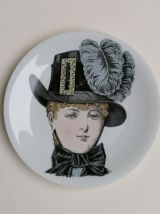 Assiettes sérigraphiées belle époque