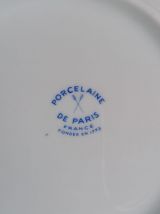 Assiettes sérigraphiées belle époque