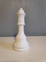 pièces d'échec pour décoration en céramique blanche ou noire