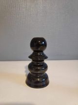 pièces d'échec pour décoration en céramique blanche ou noire