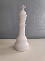 pièces d'échec pour décoration en céramique blanche ou noire