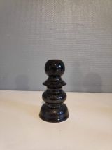 pièces d'échec pour décoration en céramique blanche ou noire