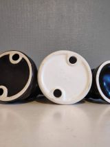 pièces d'échec pour décoration en céramique blanche ou noire