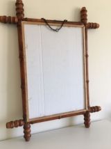 Miroir bambou vintage