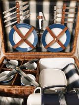 Panier osier pour pique-nique