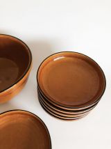 Lot 6 assiettes et saladier