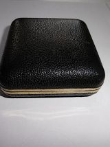 Réveil de voyage Uti Delta Laiton/Cuir noir