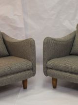 Paire de fauteuils de Michel Mortier 1960 Steiner France 196