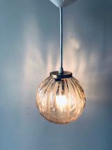 Suspension vintage boule en verre