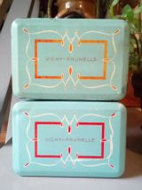 Deux boites en tôle "pâtes" et "Chicorée"