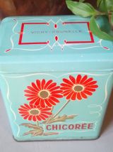 Deux boites en tôle "pâtes" et "Chicorée"