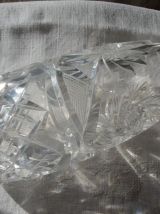 Vase en cristal taillé