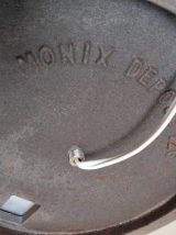 lampadaire liseuse Monix ,pied noir, structure métal chromé