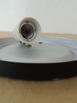 Plafonnier carré en verre vintage