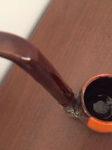 Vallauris forme de pipe haute : cendrier ou vase vintage