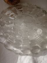 5 coupelles en verre moulé