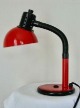 Lampe de bureau vintage rouge