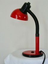 Lampe de bureau vintage rouge