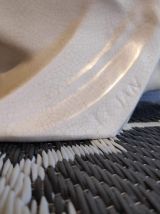 poisson en céramique craquelée signé LeJan années 30 