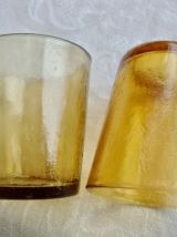 Service carafe et 15 verres vintage 