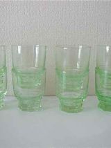 Suite de 6 petits verres