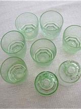 Suite de 6 petits verres
