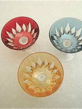 Set 6 petites coupes en cristal