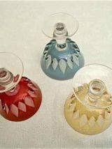 Set 6 petites coupes en cristal