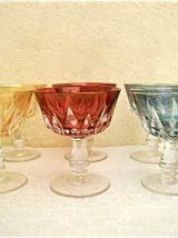 Set 6 petites coupes en cristal