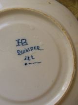 Tasse et soucoupe anciennes QUIMPER