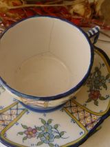 Tasse et soucoupe anciennes QUIMPER