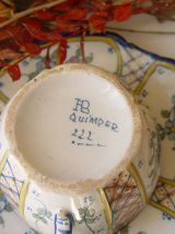 Tasse et soucoupe anciennes QUIMPER