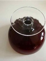 Coupe sur pied couleur rubis