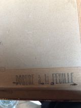 Joli cadre canevas à la rose rouge