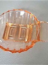 4 coupelles en verre rose