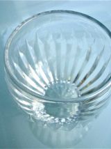 Vase coupe en cristal taillé