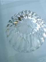 Vase coupe en cristal taillé