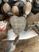 Chapelet en bois ancien 