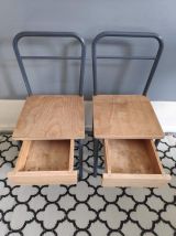 chevets d'internat chaises des années 50