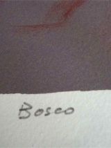 Tableau - Lithographie ancienne de Bosco