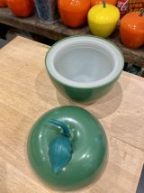Seau à glaçons pomme verte vintage